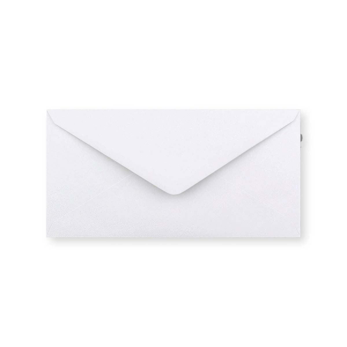 Vitt kuvert - Diamantklaff 110x220 mm (DL)