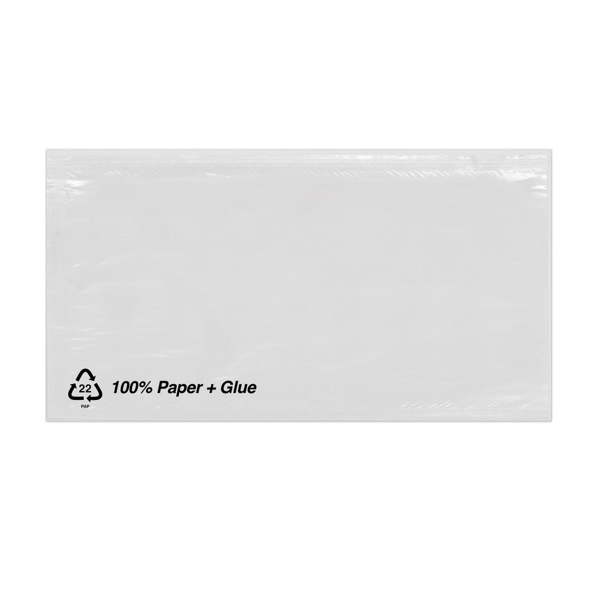 Otryckta Packsedelskuvert av papper