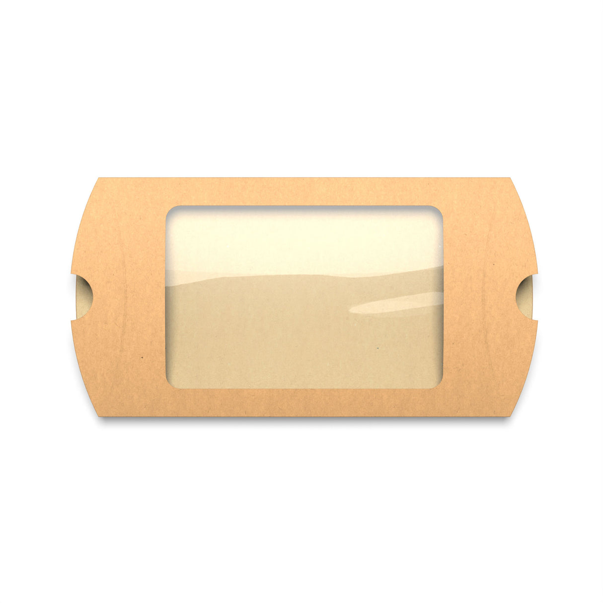 Kraft-kuddlådor med fönster