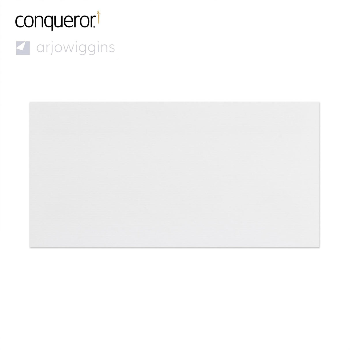 110x220 mm (DL) Brilliant White Conqueror Laid Envelope