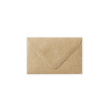 62x94 mm Brunribbat kuvert