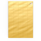 Rektangulära självhäftande etiketter