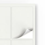 Rektangulära självhäftande etiketter