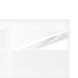 Rektangulära självhäftande etiketter