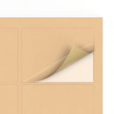 Rektangulära självhäftande etiketter