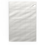 Rektangulära självhäftande etiketter