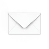 Vitt kuvert - Diamantklaff 127x190 mm