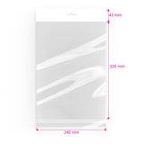 Cellofanpåsar (hängare) (OPP)