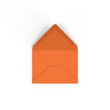 Eldorange kuvert 82x113 mm (C7)