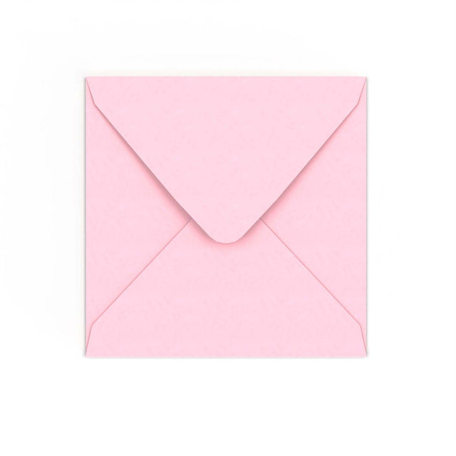 Pale Pink Gummed V-Flap Envelope (155 x 155mm)
