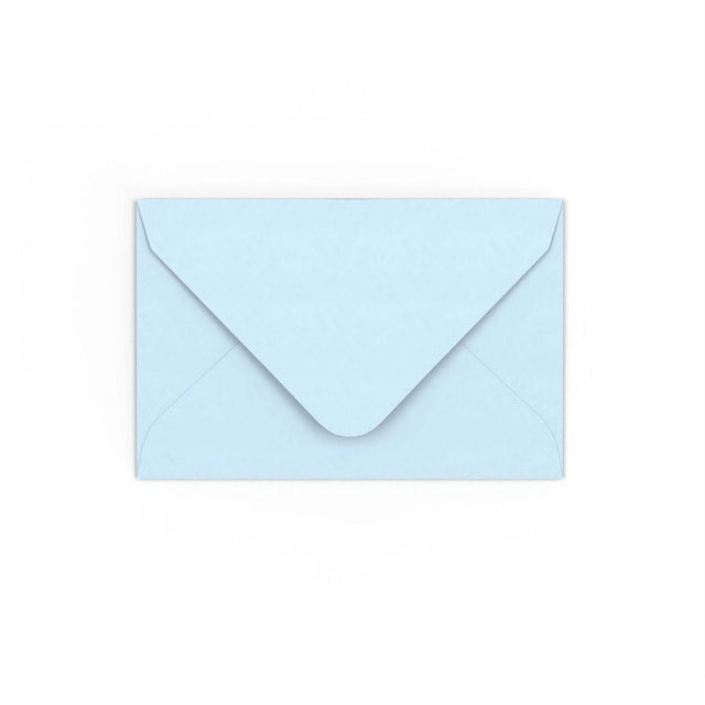 Pale Blue Gummed V-Flap Envelope (65 x 94mm)