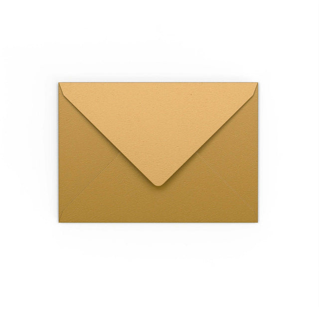 C6 Gold Gummed V-Flap Greetings Envelope (114 x 162mm)