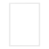 Vita självhäftande etiketter