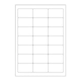 Vita självhäftande etiketter