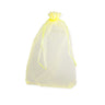 Organza Bags Lemon Yellow 170 x 120 mm