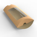 Kraft-kuddlådor med fönster