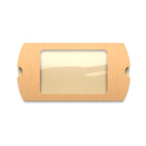 Kraft-kuddlådor med fönster