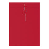 Färgade kuvert med snör- och skivförslutning